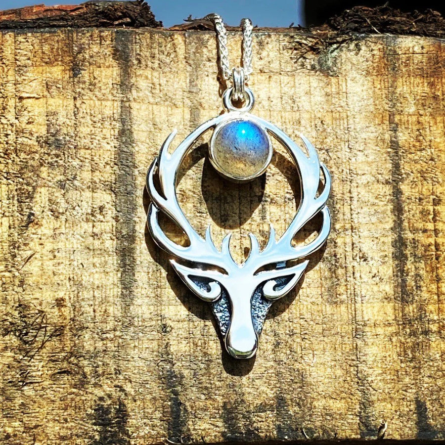 ChainsPro Celtic Mythology Viking Deer Antler Pendant Necklace for Men  Women, Stainless Steel/18K Gold Plated CP784 - AliExpress